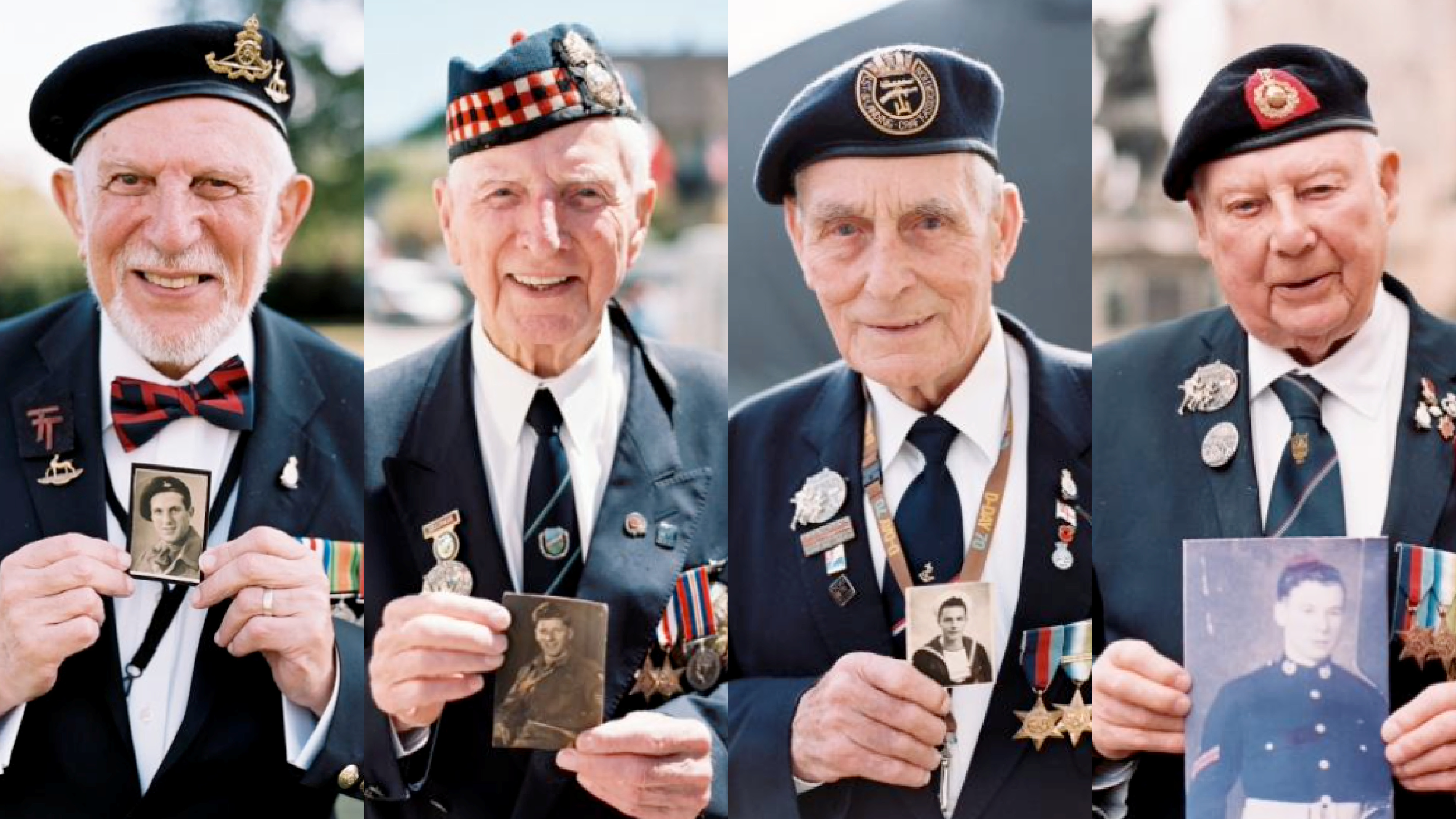 Veterans include (from left to right): Alberto Joseph, Bob Laverty, John Dennett, John (Jack) Quinn